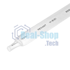 Термоусаживаемая трубка Rexant 9,0/4,5 мм, белая, упаковка 50 шт. по 1 м