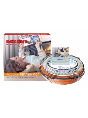Теплый пол Rexant Standard RND-100-1500 (1500Вт/100м/S обогрева, м2: 9,4-12,5) (двух жильный)