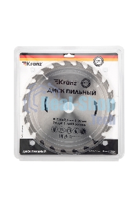Диск пильный Kranz 250 мм х 24 зуб х 30 мм