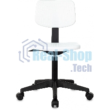 Кресло детское Бюрократ CH 200 белый пластик крестов. пластик