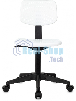 Кресло детское Бюрократ CH 200 белый пластик крестов. пластик