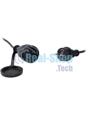 Удлинитель силовой Starwind ST-PS1.20/FRB-16 3x1.0 кв.мм 1 розет. 20 м КГ 16A без катушки черный