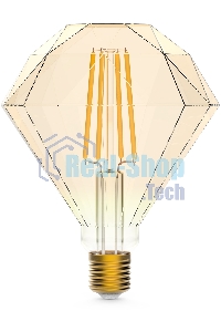 Лампа светодиодная филаментная Gauss Smart Home DIM E27 Diamond Golden 7 Вт 1/40