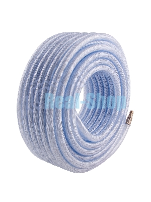 Шланг пневматический Stels ПВХ, 10x16 мм, 18 бар, армированный, прозрач., быстросъем, 3 0м