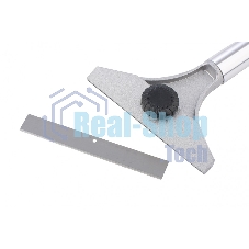 Скребок Matrix, 100 мм, фиксированное лезвие удл. металлическая обрезиненная ручка MASTER