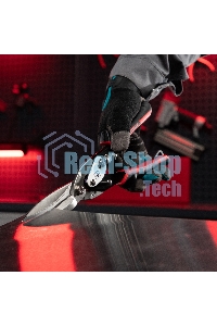 Ножницы по металлу Matrix, удлиненные, 290 мм, прямой рез, CrMo, 2-комп.обрезиненные рук-ки, PRO