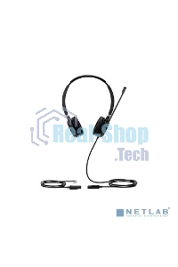Гарнитура проводная YEALINK YHS36 Dual Дуо, Проводная, HD звук, QD, RJ9, шт
