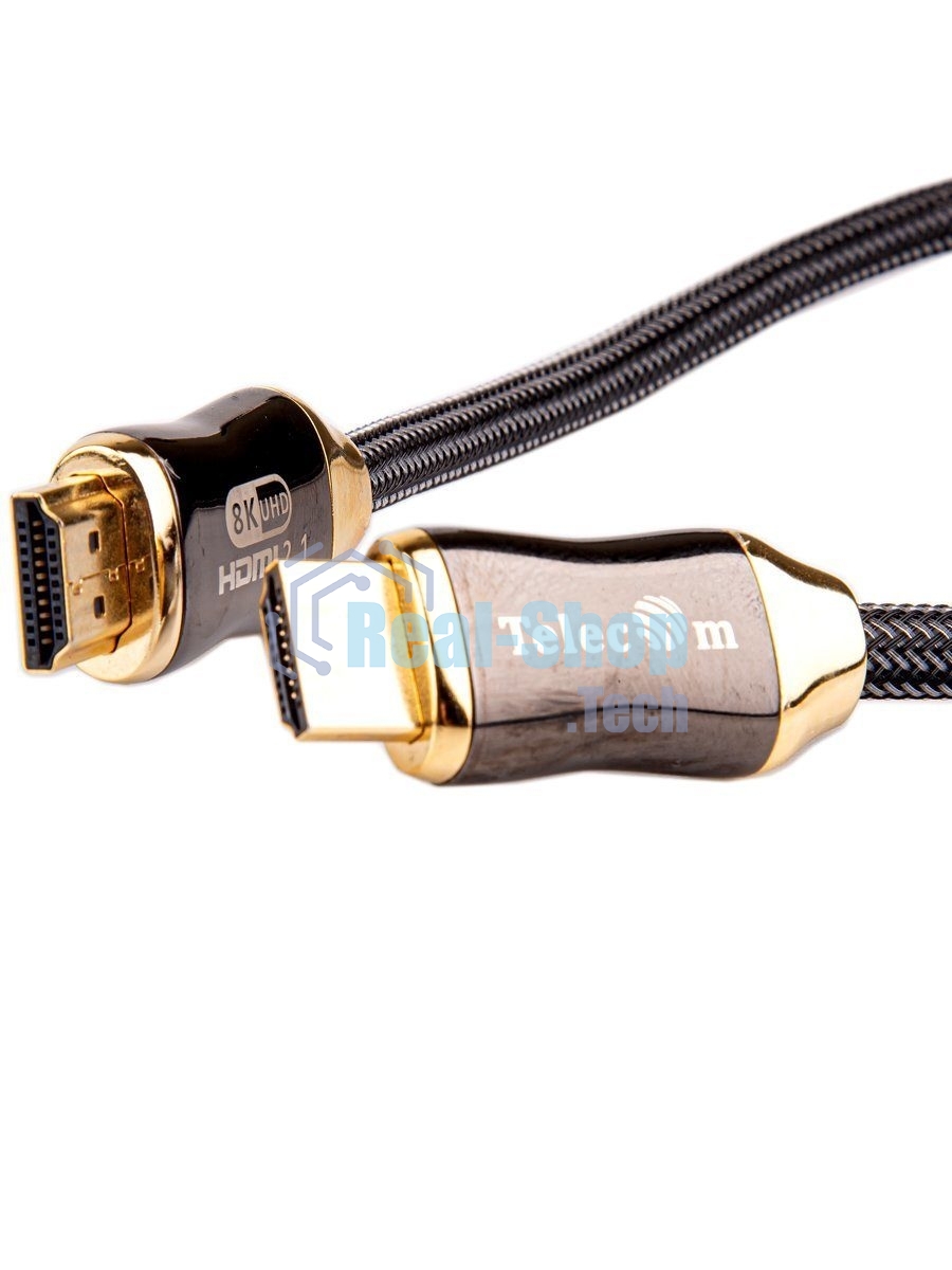 Кабель HDMI-HDMI 1M V2.1 TCG300-1M TELECOM