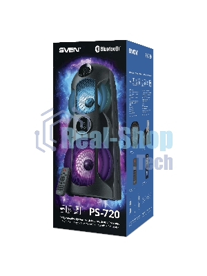 Мобильные колонки SVEN PS-720 2.0 черные