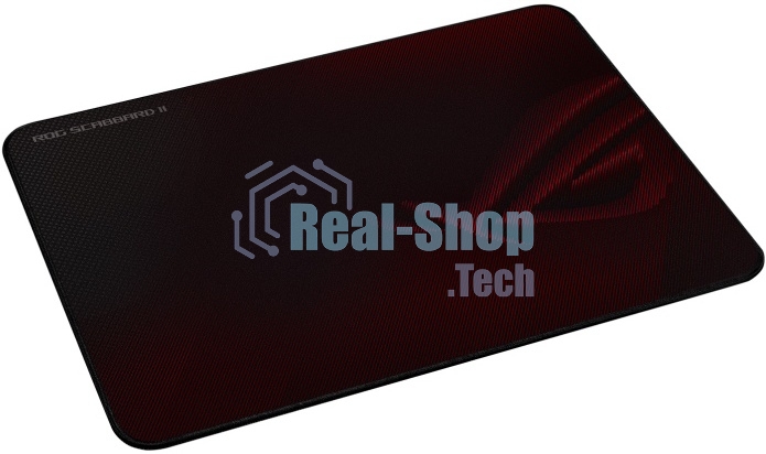 Игровой коврик для мыши ASUS ROG Scabbard II medium (360 x 260 x 3 мм, резина, тканый материал, cиликон, 90MP02H0-BPUA00)