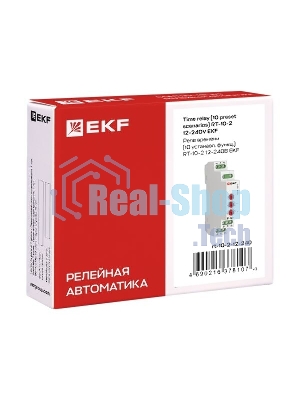 Реле времени EKF PROxima (10 устанавл. функц.) RT-10 12-240В