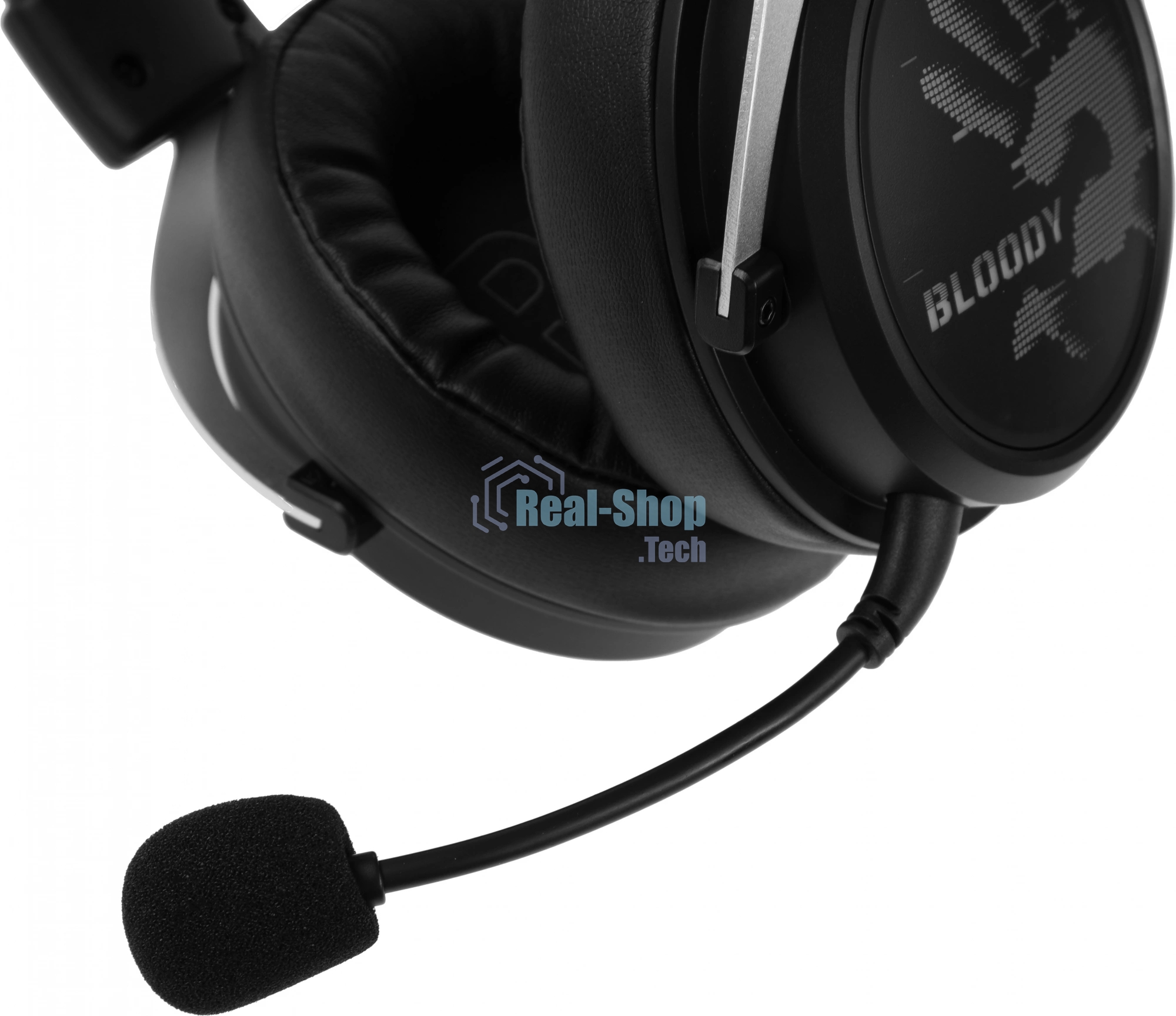 Гарнитура Bloody MR590 Sports чёрный, беспроводная + проводная, Bluetooth, до 35 ч