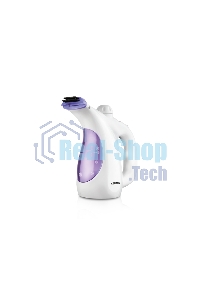 Отпариватель ручной Centek CT-2380 (бел/фиолет) 700Вт, 250мл, 15г/мин, регулятор мощн, насадка-щетка