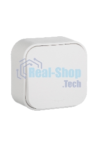 Выключатель Quteo 10A 1-клав., белый