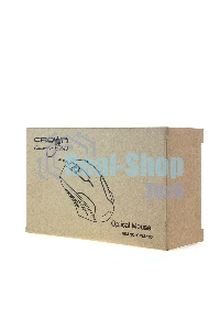 Мышь проводная Crown CMM-100 черный, 1000 dpi, USB, кнопки - 3