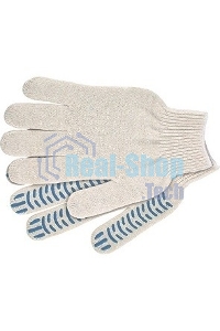 Перчатки трикотажные, ПВХ-покрытие 