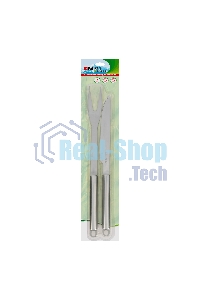 Набор приборов для барбекю 2 предмета в блистере Camping Palisad