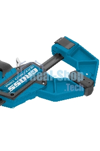 Струбцина реечная Gross быстрозажимная, пистолетного типа, пошаг. механизм, пластиковый корпус,150 мм