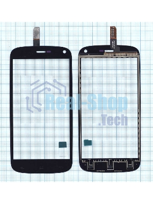 Сенсорное стекло (тачскрин) для Fly IQ4410 Quad Phoenix, черное