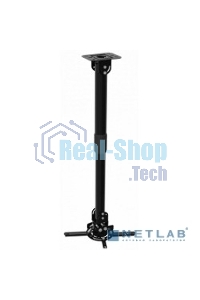 Кронштейн для проектора Cactus CS-VM-PR16L-BK черный макс.13.6кг настенный и потолочный поворот и наклон