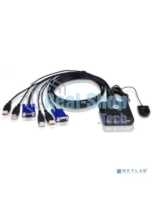 Переключатель ATEN 2-Port USB VGA Cable KVM Switch with Remote Port Selector