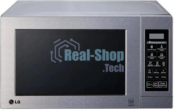 Микроволновая печь LG MS2044V серебристый, 20 л, 700 Вт, переключатели - сенсор