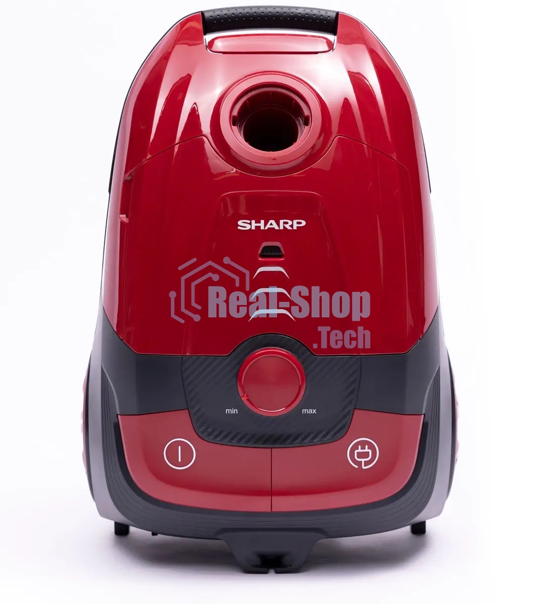 Пылесос Sharp ECKB19RR, красный/черный, 350/1900 Вт, уборка сухая, пылесборник мешок 2.3 л