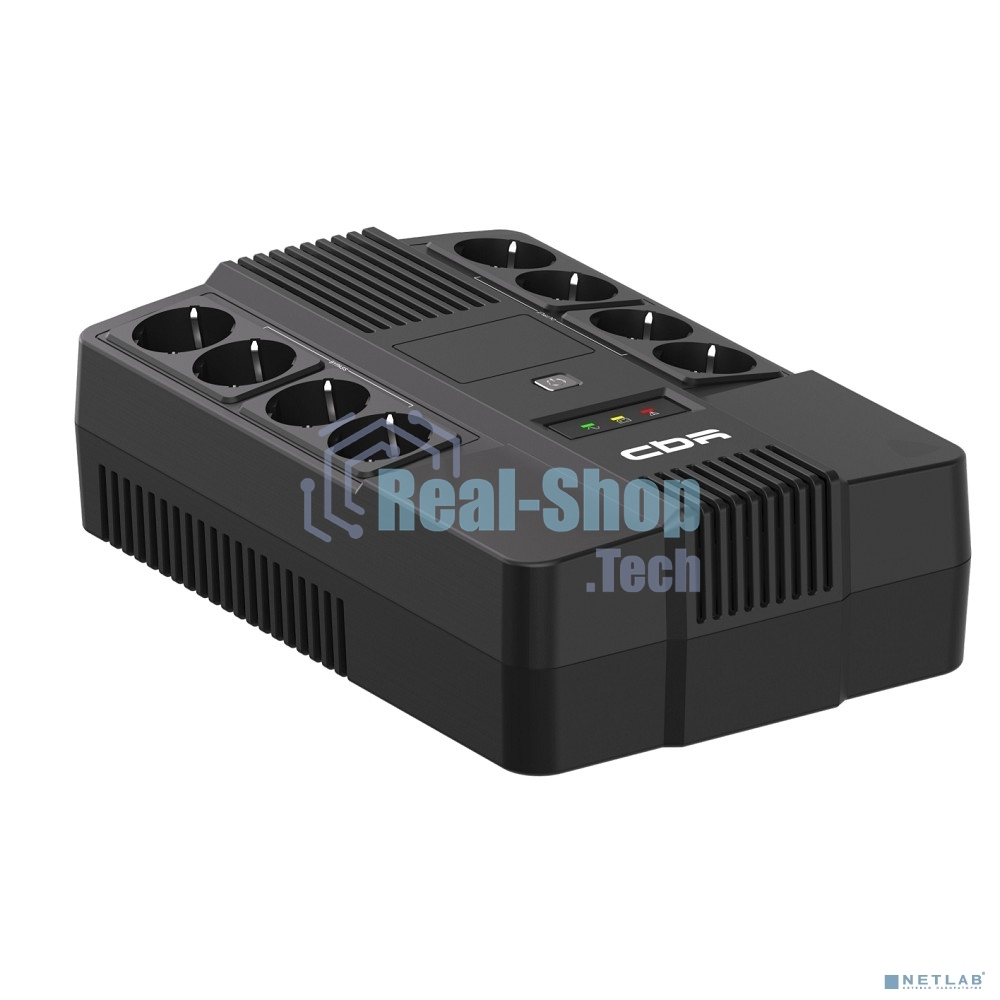 Источник бесперебойного питания CBR UPS-OFK-101E-600 / 600ВА / 360Вт / Schuko CEE 7 Outlets