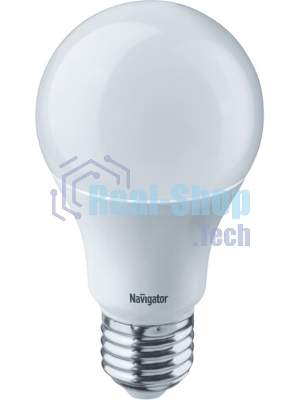 Лампа светодиодная Navigator NLL-A55-7-230-4K-E27 7 Вт грушевидная 4000К белый E27 560 лм 170-260В