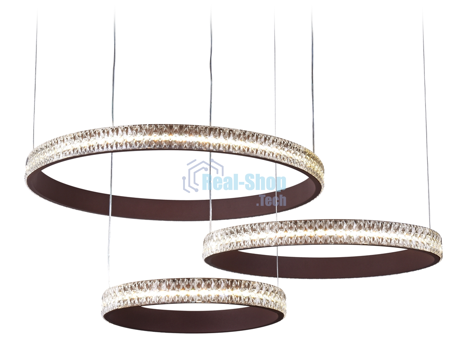 Светильник Ambrella light FA6162 CF кофе 99W 720*500*900 (ПДУ РАДИО 2.4)