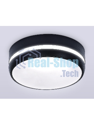 Светильник Ambrella light TN3335 SBK/FR черный песок/белый матовый GU5.3 D96*46