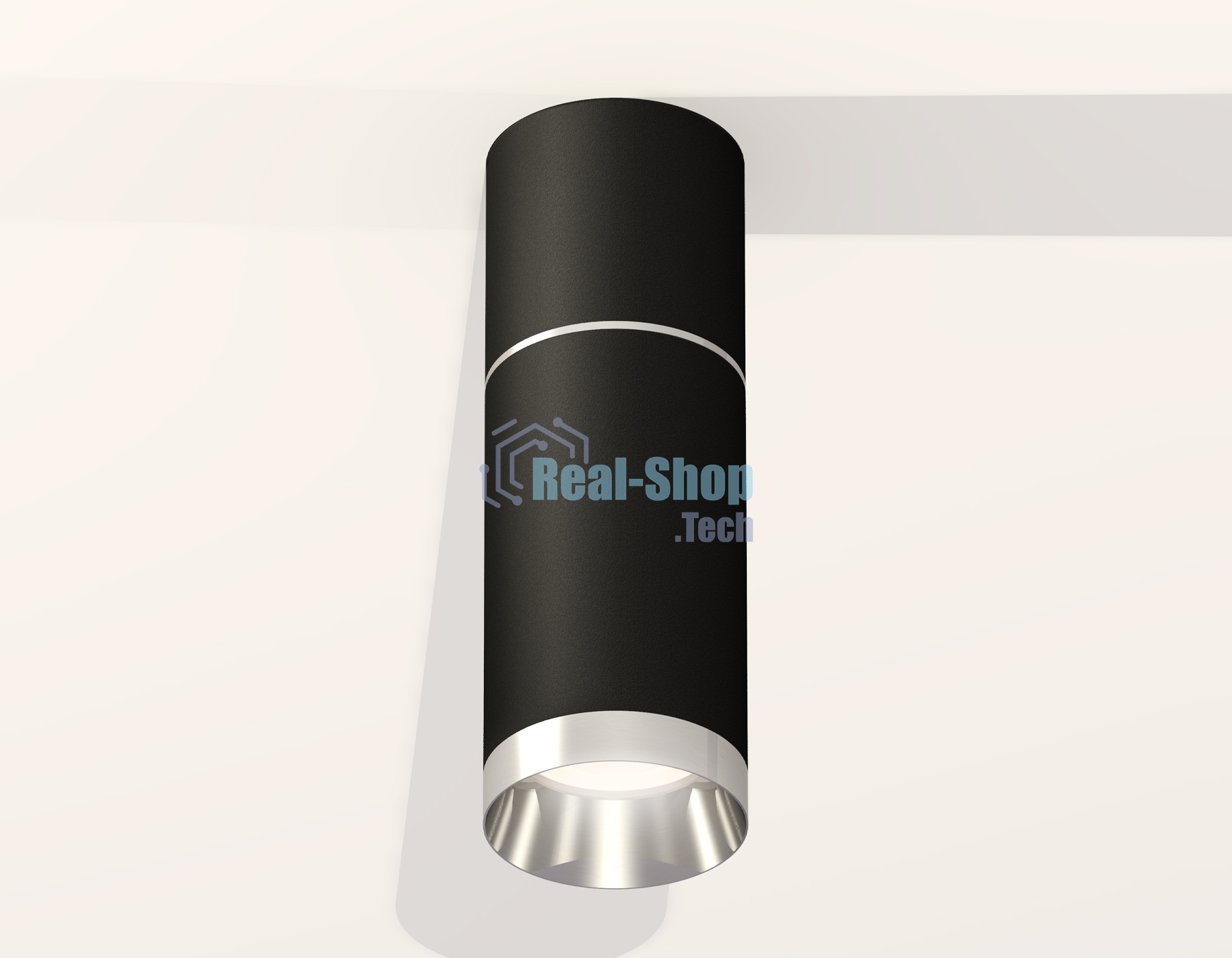 Светильник Ambrella Light XS6323060 SBK/PSL черный песок/серебро полированное MR16 GU5.3 (C6302, A2060, C6323, N6132)