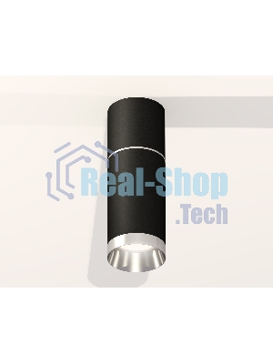 Светильник Ambrella Light XS6323060 SBK/PSL черный песок/серебро полированное MR16 GU5.3 (C6302, A2060, C6323, N6132)