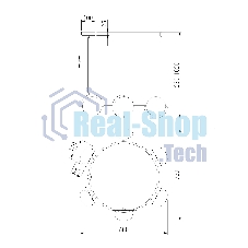 70150/6 / подвесной светильник / черный/латунь Smart