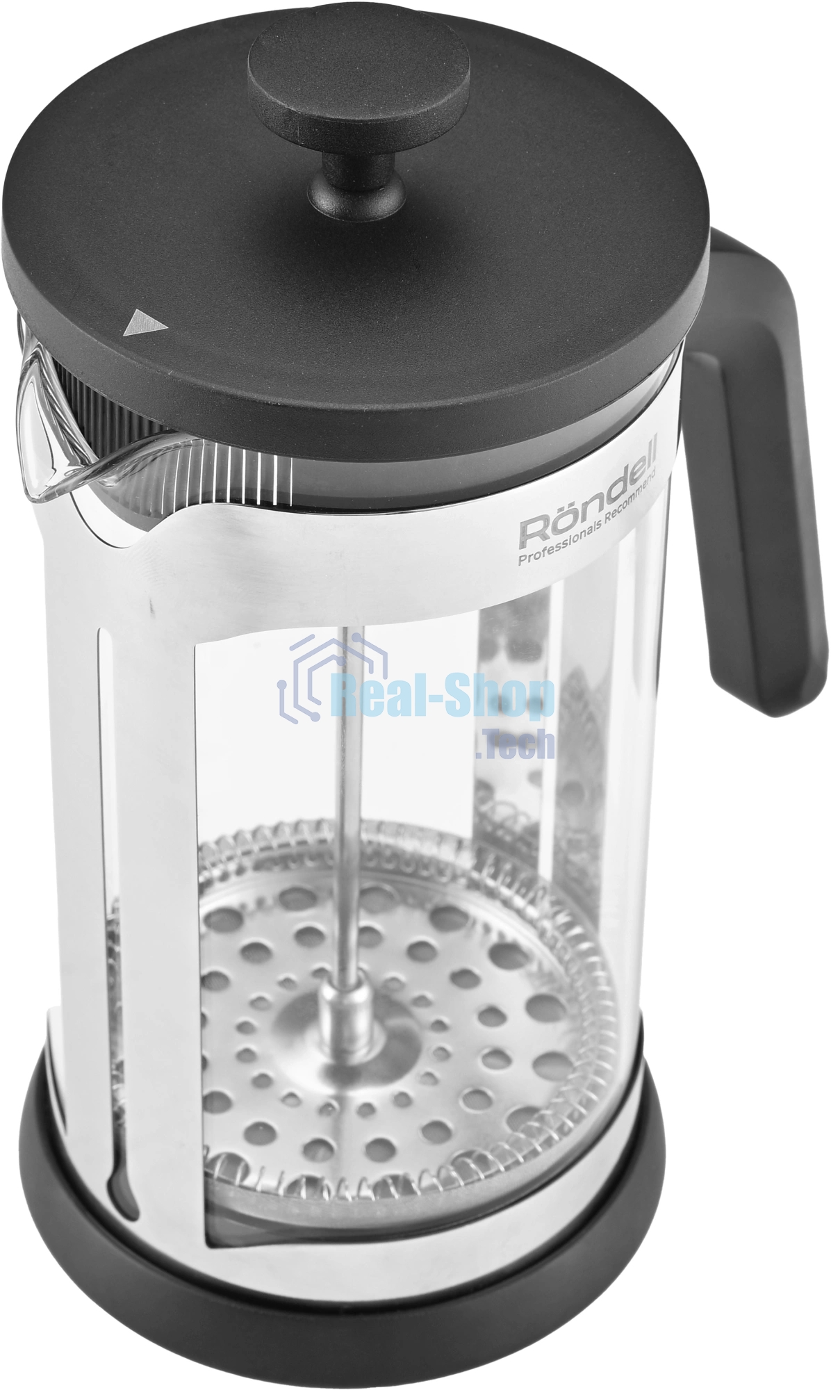 Френч-пресс Rondell Brando RDS-2026 0.6л черный/стальной