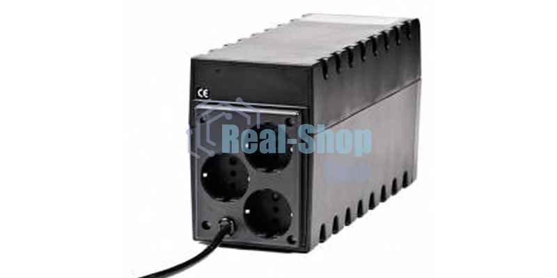 Источник бесперебойного питания Powercom Raptor RPT-800A EURO 480Вт 800ВА черный
