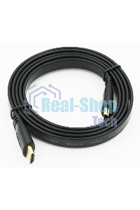Кабель HDMI v.1.4 1.5м Flat плоский HDMI (m)/HDMI (m)