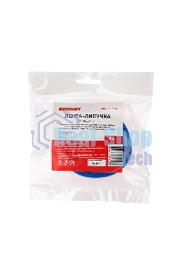 Лента-липучка многоразовая Rexant 5 м х 20 мм, синяя (1 шт.)