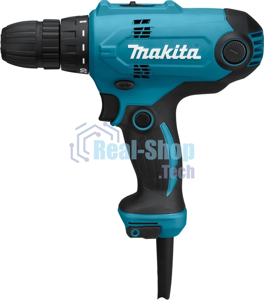 Дрель Makita DF0300 320Вт,БЗП-10мм,0-450\0-1500об\м,1.2кг,кор