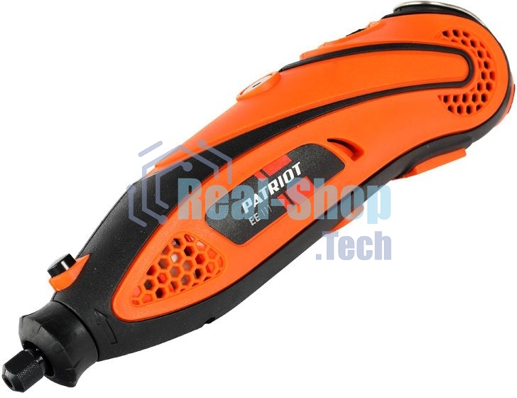 Прямошлифовальная машина (гравер) PATRIOT EE 111 с гибким валом, 140Вт, 210 насадок в комплекте, кейс