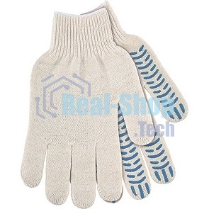 Перчатки трикотажные, ПВХ-покрытие 