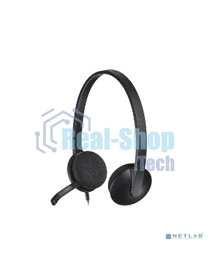 Гарнитура Logitech H340 чёрный, проводная, USB