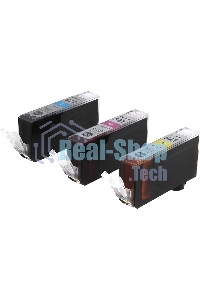 Картридж струйный Canon CLI-521 (2934B010) голубой/пурпурный/желтый набор карт. для Canon Pixma MP540/620/630/980