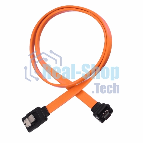 Кабель а/в GoPower Длина 0.5 м Разъемы SATA (m)-SATA (m) черный/оранжевый