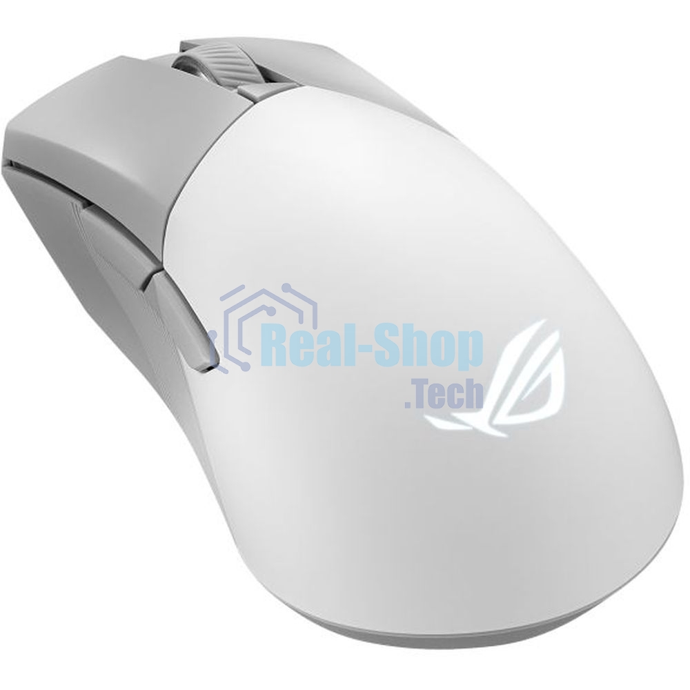 Мышь беспроводная/проводная ASUS P711 ROG Gladius III белый, 36000 dpi, радиоканал, Bluetooth, USB, кнопки - 6