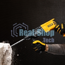 Перфоратор электрический Denzel RHH-800-26, SDS-plus, 800 Вт, 3 Дж, 3 плюс 1 реж.