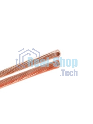 Акустический кабель Cablexpert CC-TC2x0,75-20M, прозрачный, 20 м, бухта