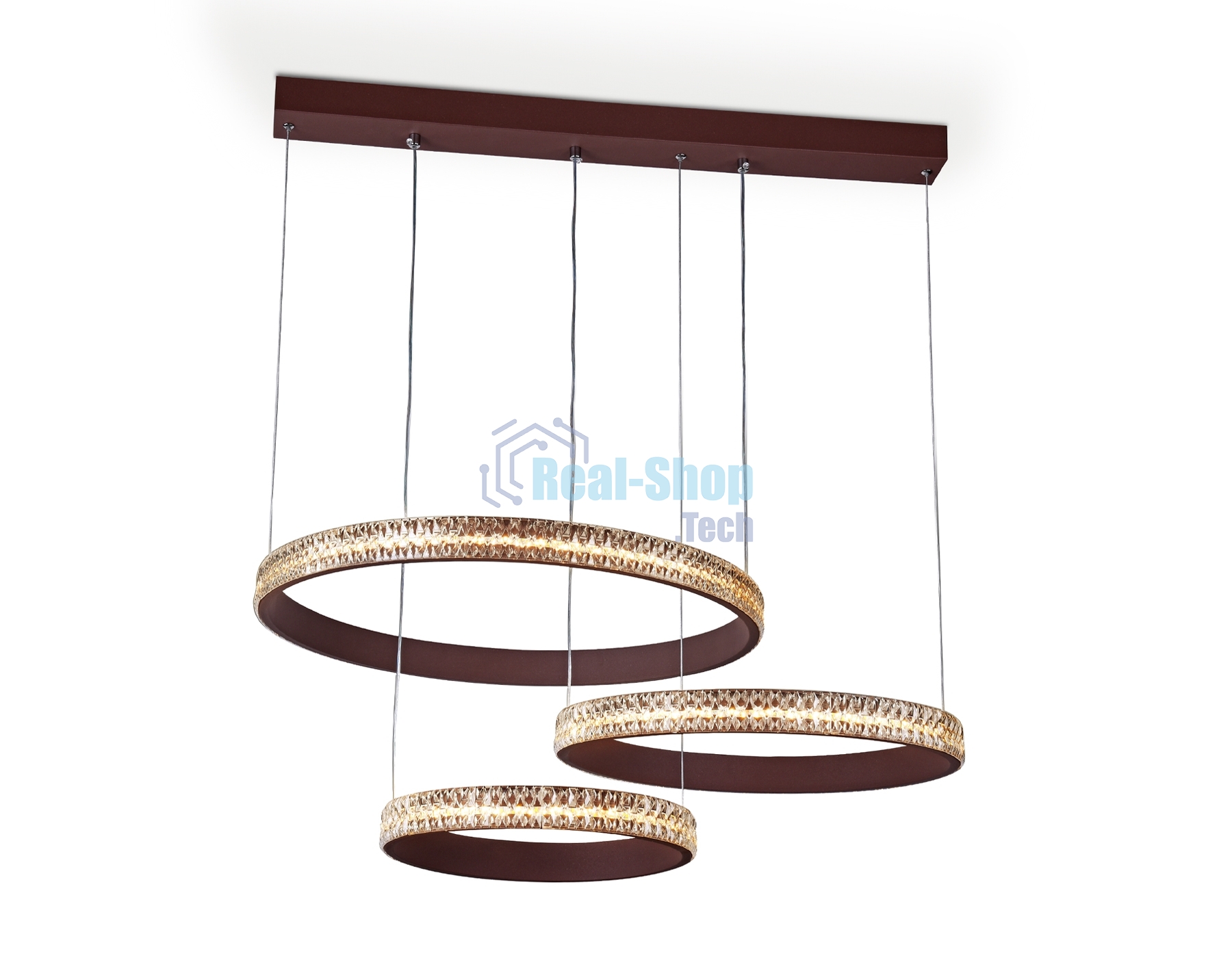 Светильник Ambrella light FA6162 CF кофе 99W 720*500*900 (ПДУ РАДИО 2.4)