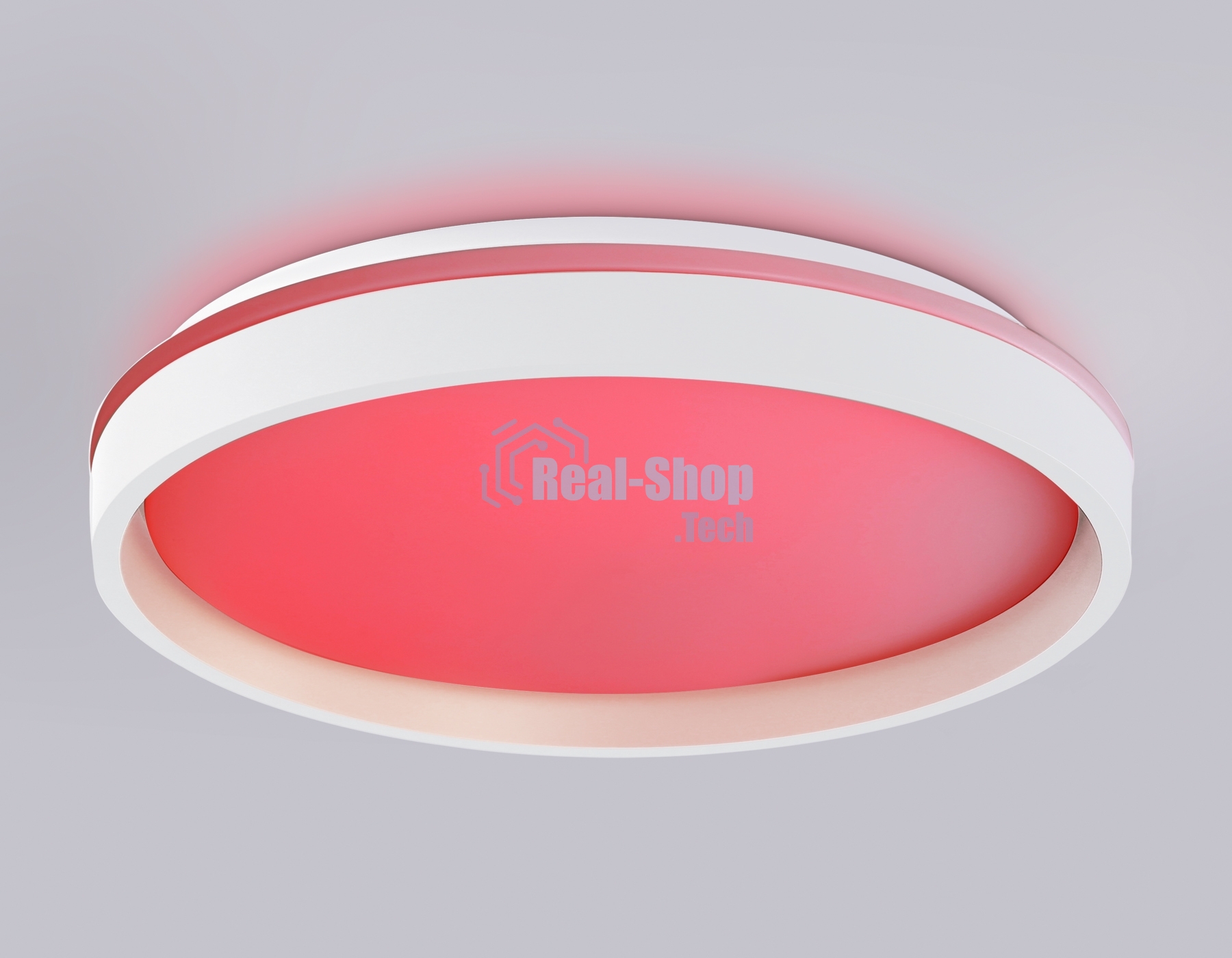 Светодиодный светильник RGB Ambrella light FZ607 WH/GD белый/золото IP20 66W 3000K-6500K+RGB D490*85 (ПДУ ИК)