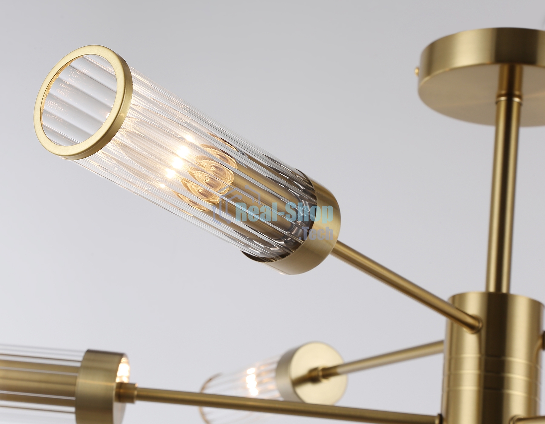 Люстра Ambrella light LH55161/6 BS/CL латунь/прозрачный E14/6 max 40W D830*330